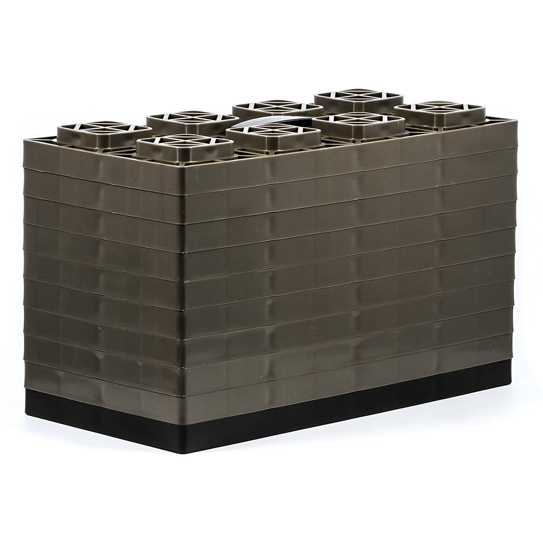 Camco FasTen 4x2 RV Camper Leveling Stabilizer Blocks for Dual Tires (Open Box)
