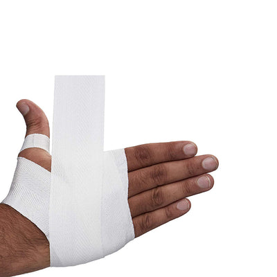 Everlast 120 Inch Polyester Cotton Boxing Sparring Training Hand Wraps, White