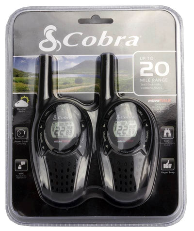(8) COBRA CX210 20 Mile 22 Channel GMRS/FRS Walkie Talkie 2-Way Radios w/ VOX