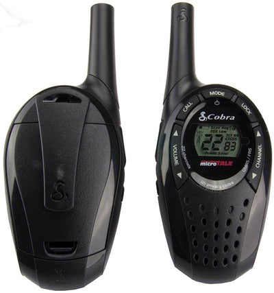 (4) COBRA CX210 20 Mile 22 Channel Walkie Talkie 2-Way Radios w/ VOX + Earbuds