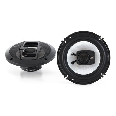 Boss Audio R63 Riot 6.5" 300W 4 Ohm Car Audio Coaxial Stereo Speaker, 2 Pairs