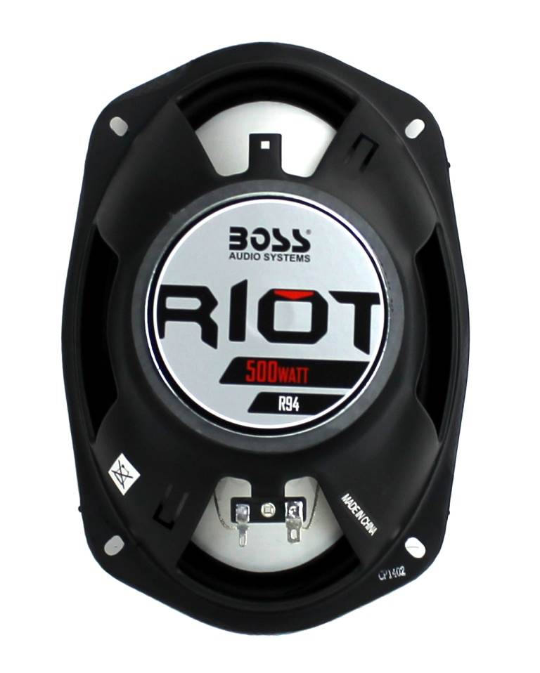 Boss Riot R94 6x9 Inch 500W 4 Way Car Coaxial Audio Speakers Stereo (2 Pack)