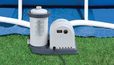 Intex1500 GPH Filter Pump & Krystal Clear Saltwater Pool Chlorinator w/ GFCI