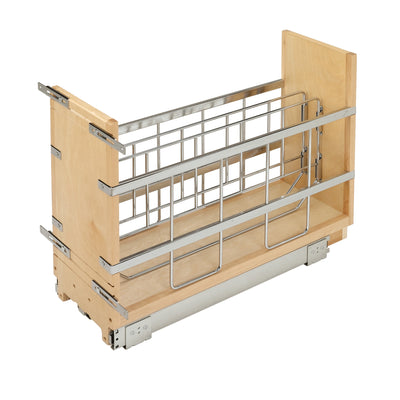 Rev-A-Shelf 447 8" Pull Out Tray Divider Kitchen Cabinet Organizer (Refurbished)