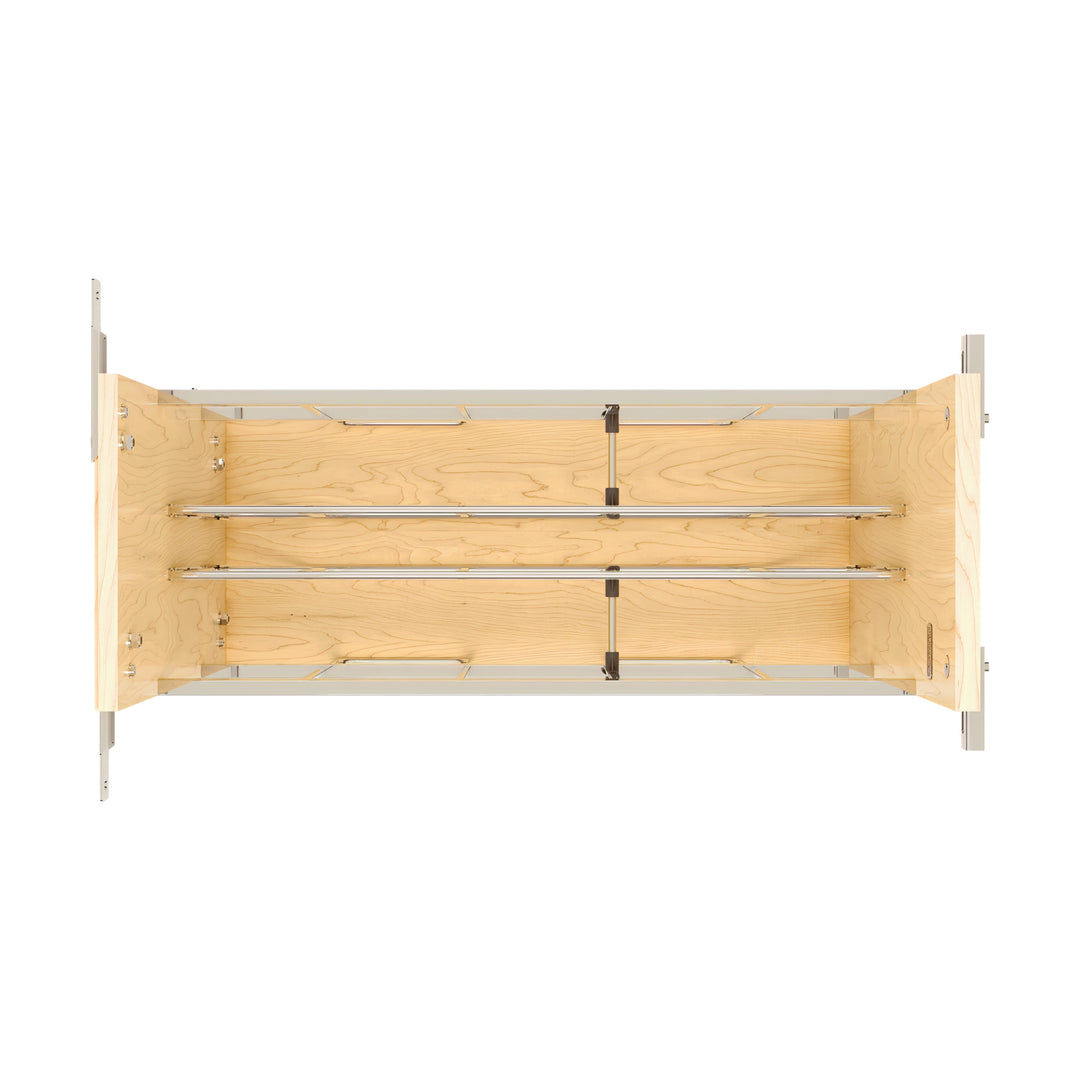 Rev-A-Shelf 8" Pullout Cabinet Organizer, Ball-bearing Soft-close, 447-BCBBSC-8C