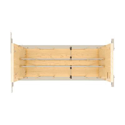 Rev-A-Shelf 5.26" Pullout Cabinet Organizer, Ball-bearing Soft-close, 447-BCBBSC-5C