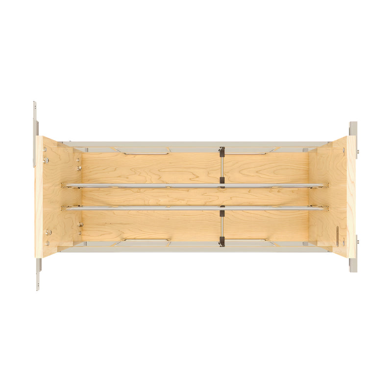 Rev-A-Shelf 8" Pullout Cabinet Organizer, Ball-bearing Soft-close, 447-BCBBSC-8C