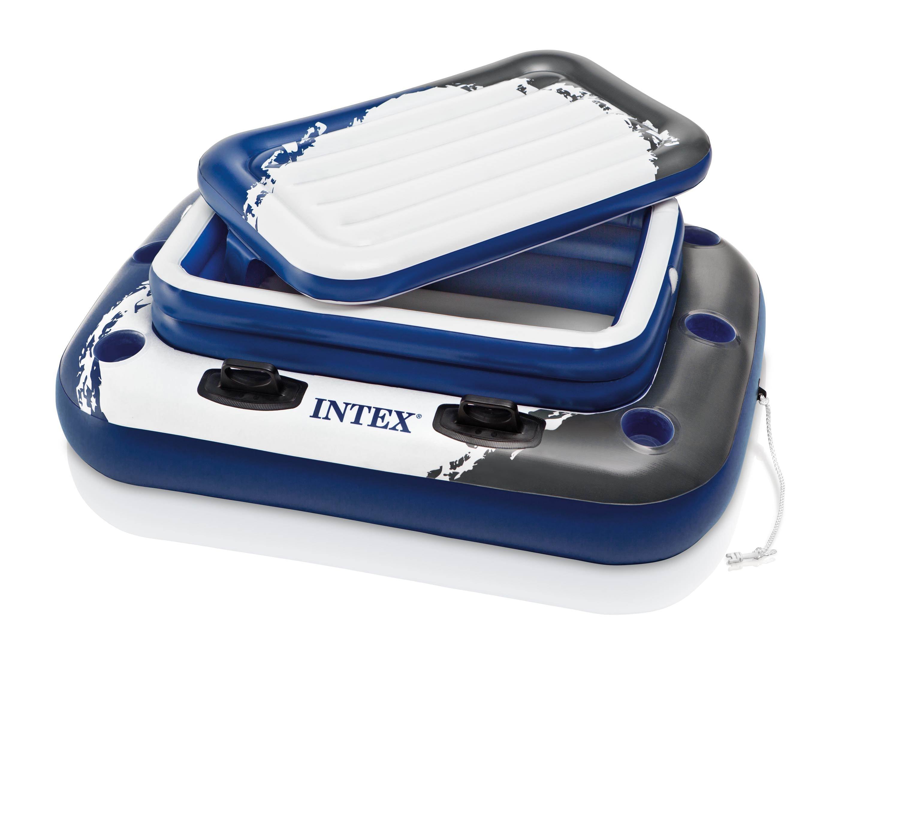 Intex 24ft x 12ft x 52in Pool Set w/ Pump, Lounger, Floating Cooler & Ladder
