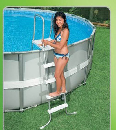Intex 18' x 52" Ultra Frame Swimming Pool w Sand & Saltwater System Complete Set - VMInnovations