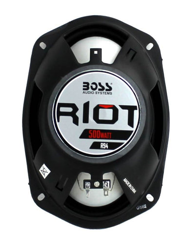 Boss Riot R94 6x9" 1000W 4 Way Car Coaxial Audio Speakers Stereo - VMInnovations