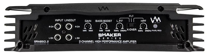 VM Audio SRA850.2 850W 2/1 Channel Car Amp + 8 Gauge Wiring Kit + 3 Farad Cap