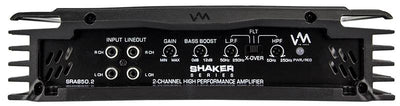 VM Audio 850W 2/1 Channel Car Stereo Audio Amplifier & Wiring Kit & 3 Farad Cap