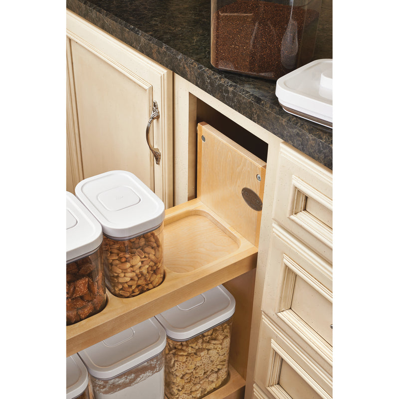 Rev-A-Shelf Pull Out Cabinet Organizer w/OXO Storage Containers (Open Box)