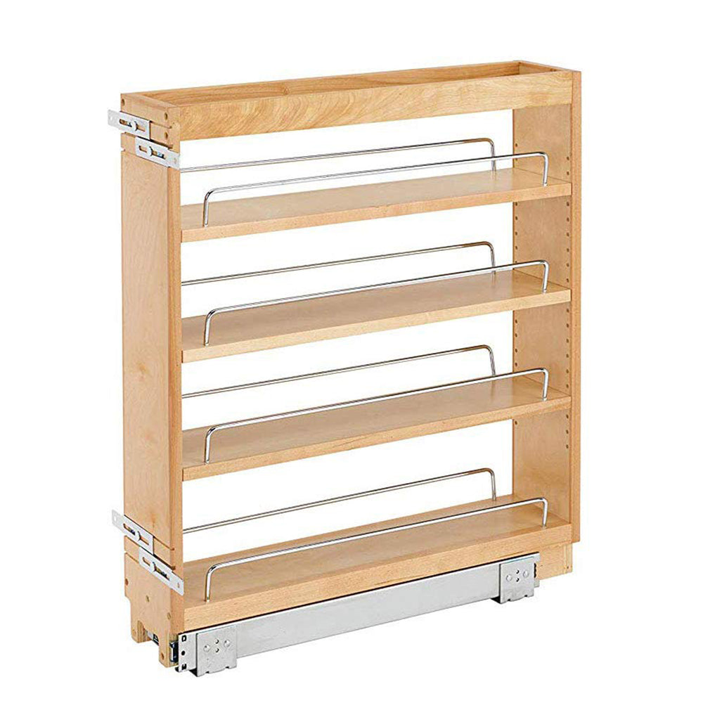 Rev-A-Shelf 448-BC-6C 6.5" Pullout Cabinet Organizer Rack, Certified Refurbished