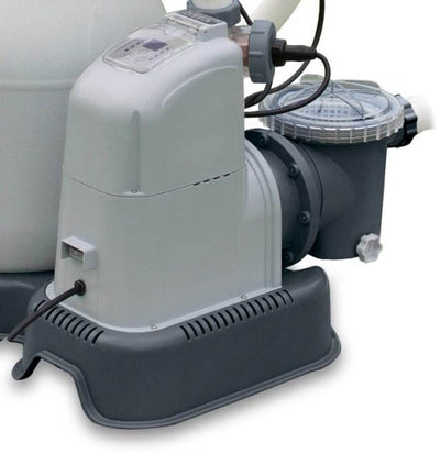 Intex 2650 GPH Sand Filter Pump & Saltwater System Set w/ Deluxe Maintenance Kit