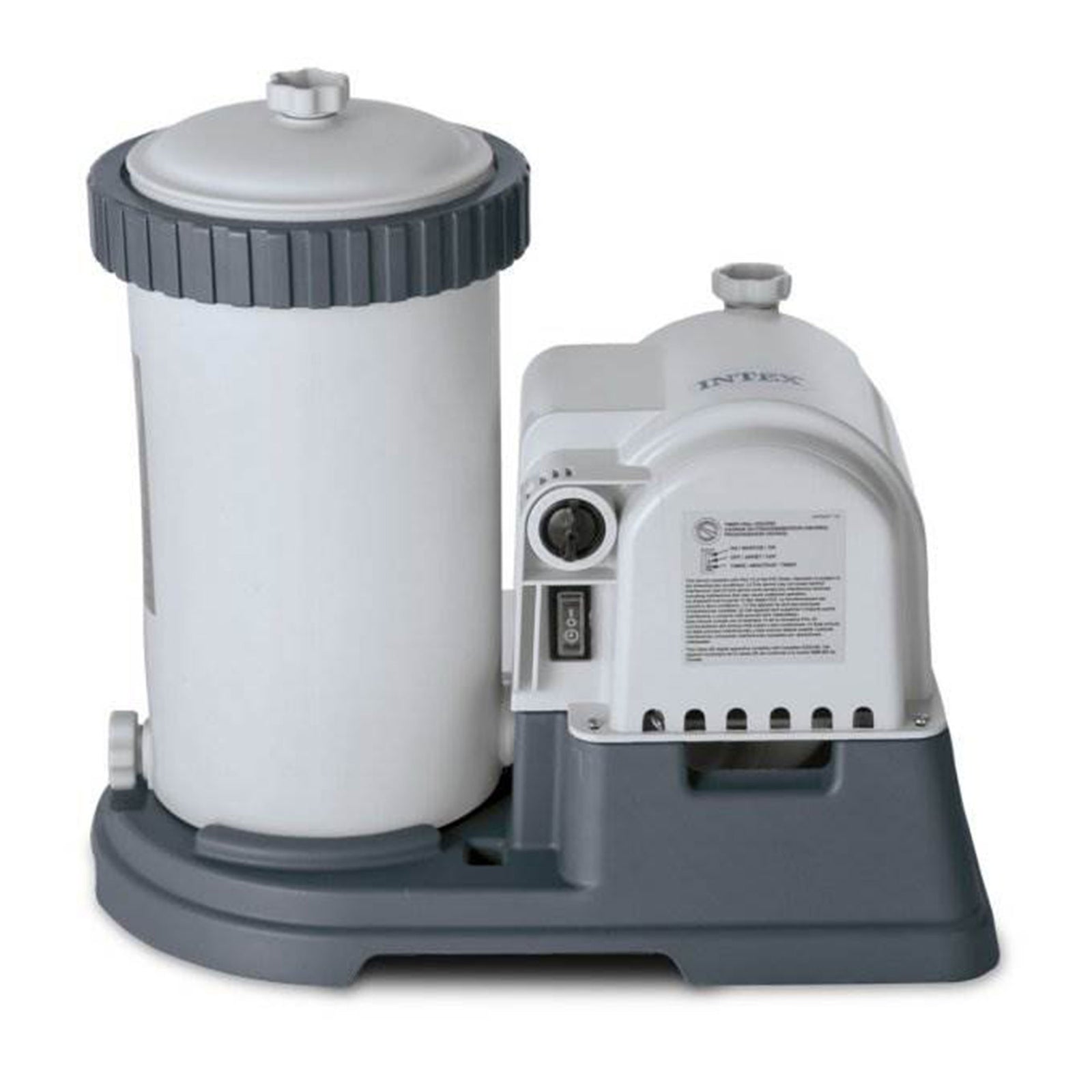 INTEX 2500 GPH GCFI Pool Filter Pump with Timer (633T) & Deluxe Maintenance Kit - VMInnovations