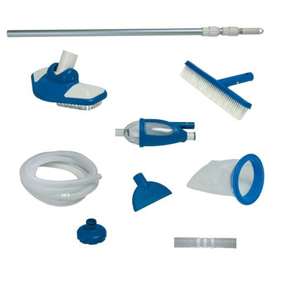 INTEX 2500 GPH GCFI Pool Filter Pump with Timer (633T) & Deluxe Maintenance Kit - VMInnovations