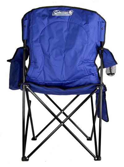 Coleman Camping - Lawn Chair w/Built-In Cooler And Cup Holder, Blue | 2000020266