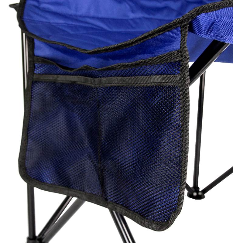 Coleman Camping - Lawn Chair w/Built-In Cooler And Cup Holder, Blue (Used)