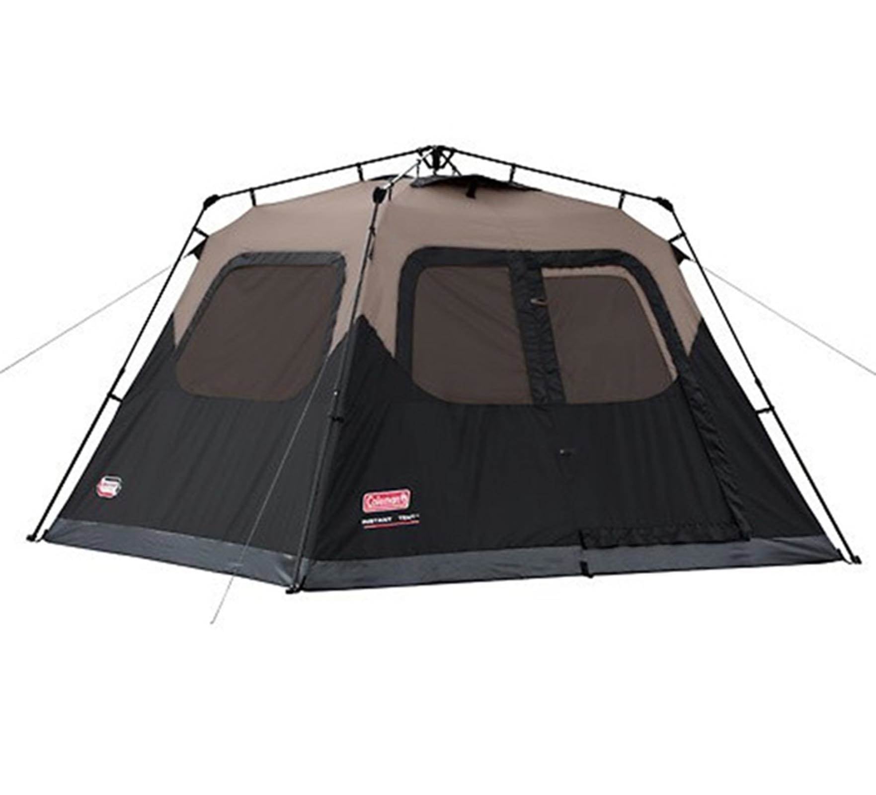 COLEMAN Waterproof 6 Person Family Camping Instant Tent - 10' x 9' - Open Box