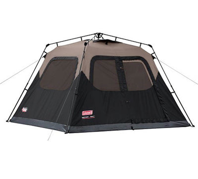 COLEMAN Waterproof 6 Person Family Camping Instant Tent - 10' x 9' - Open Box