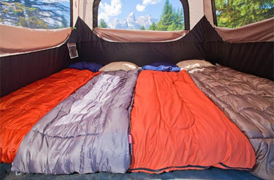 COLEMAN Waterproof 6 Person Family Camping Instant Tent - 10' x 9' - Open Box
