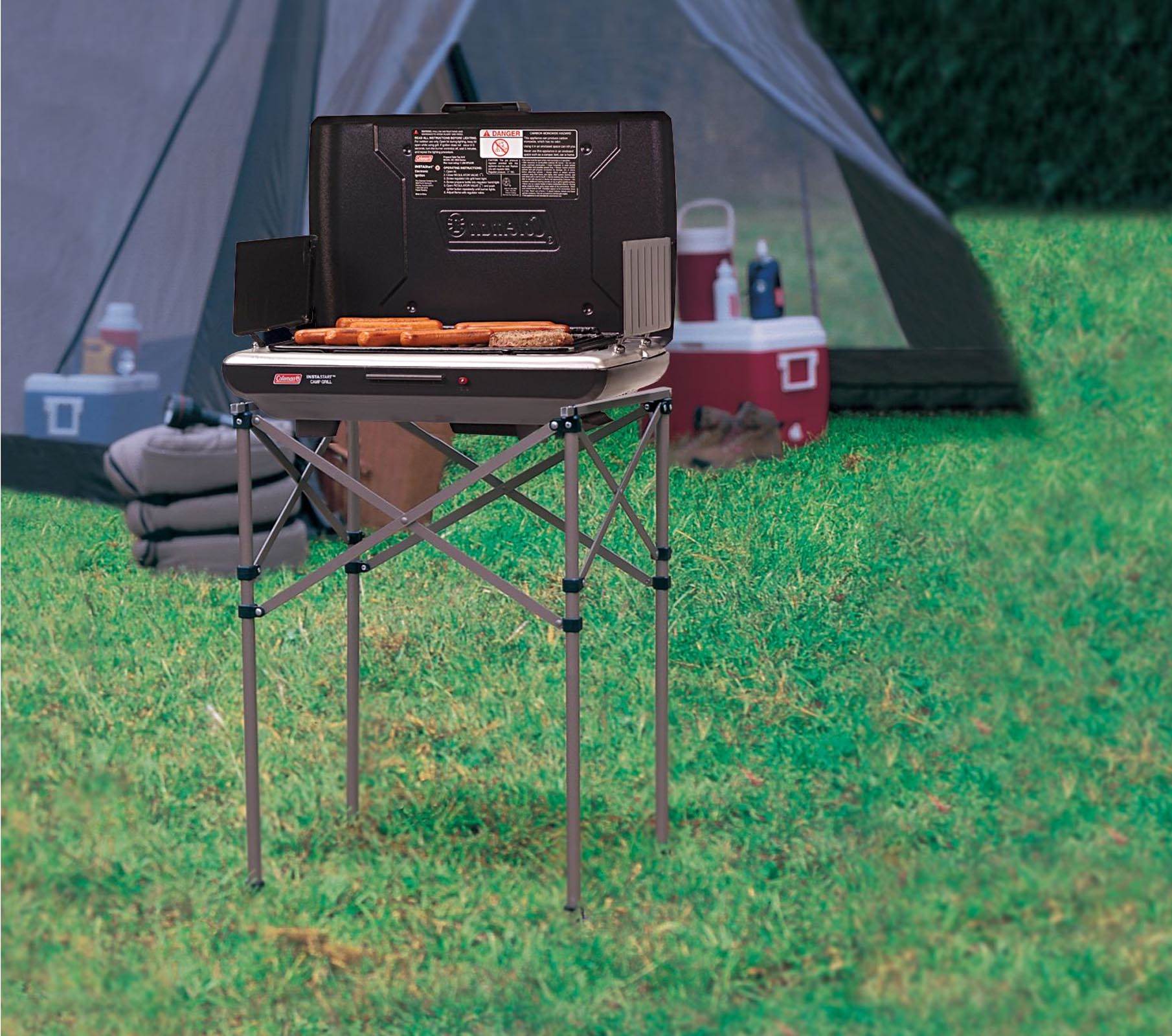 COLEMAN Tailgating Camping High Stand for 2-3 Burner Stoves & Coolers (Open Box)