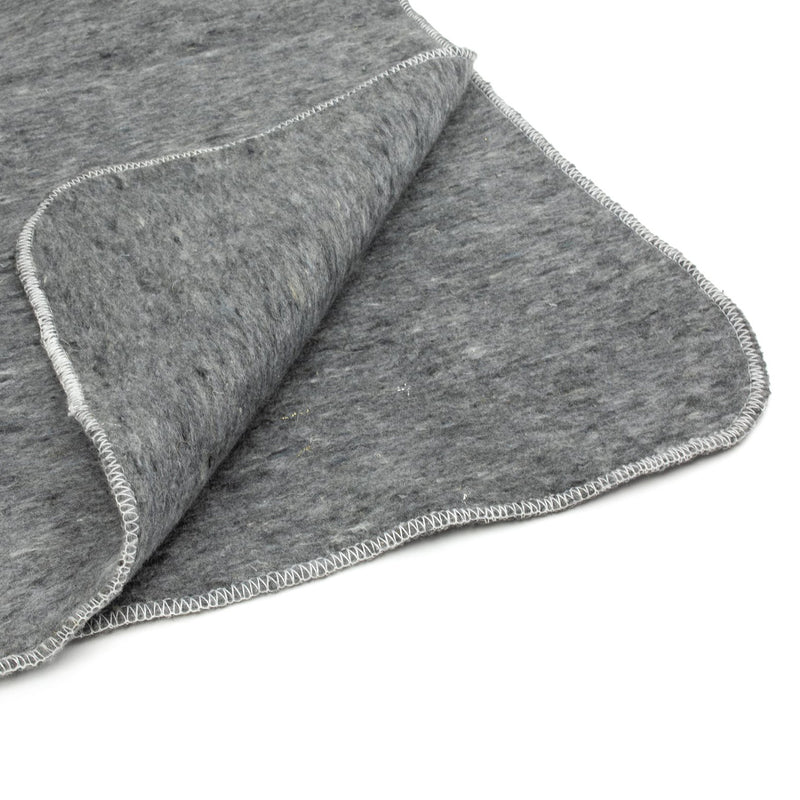 Swiss Link Military Surplus 64 x 80 Inch Classic Wool 50/50 Blanket, Light Grey