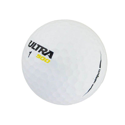 WILSON Ultra 500 Long Distance White Cut-Proof Two-Piece Golf Balls (Open Box)