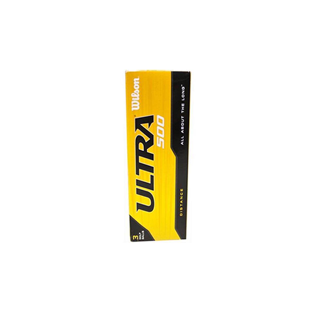 WILSON Ultra 500 Long Distance White Cut-Proof Two-Piece Golf Balls (Open Box)