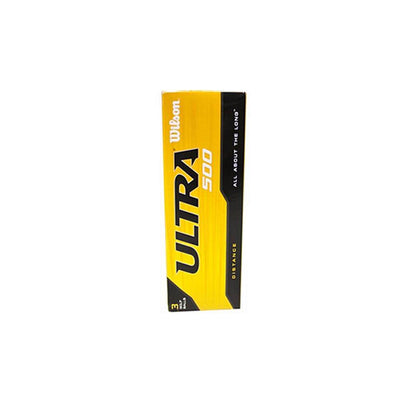 WILSON Ultra 500 Long Distance White Cut-Proof Two-Piece Golf Balls (Open Box)