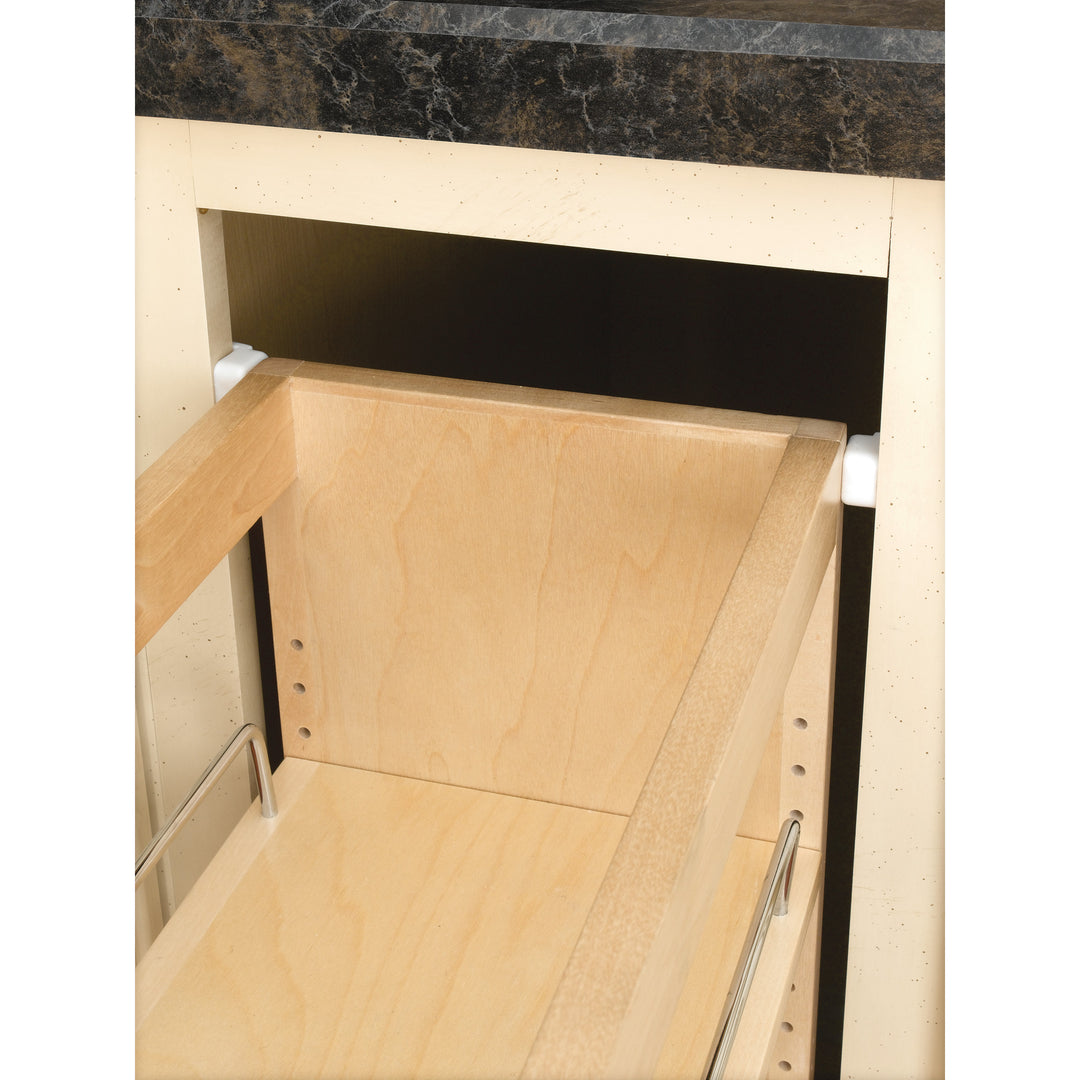 Rev-A-Shelf 5" Pullout Vanity Storage Organizer for Base Cabinets, 448-BC19-5C