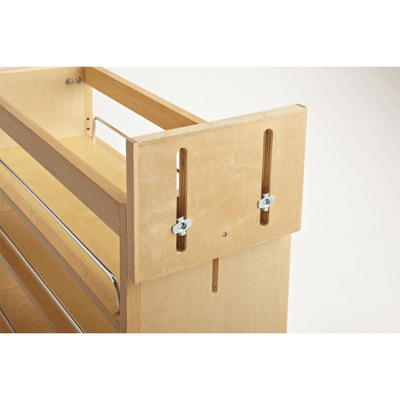 Rev-A-Shelf 448KB-BCSC-11C 11" Pullout Cabinet Organizer w/Universal Knife Block