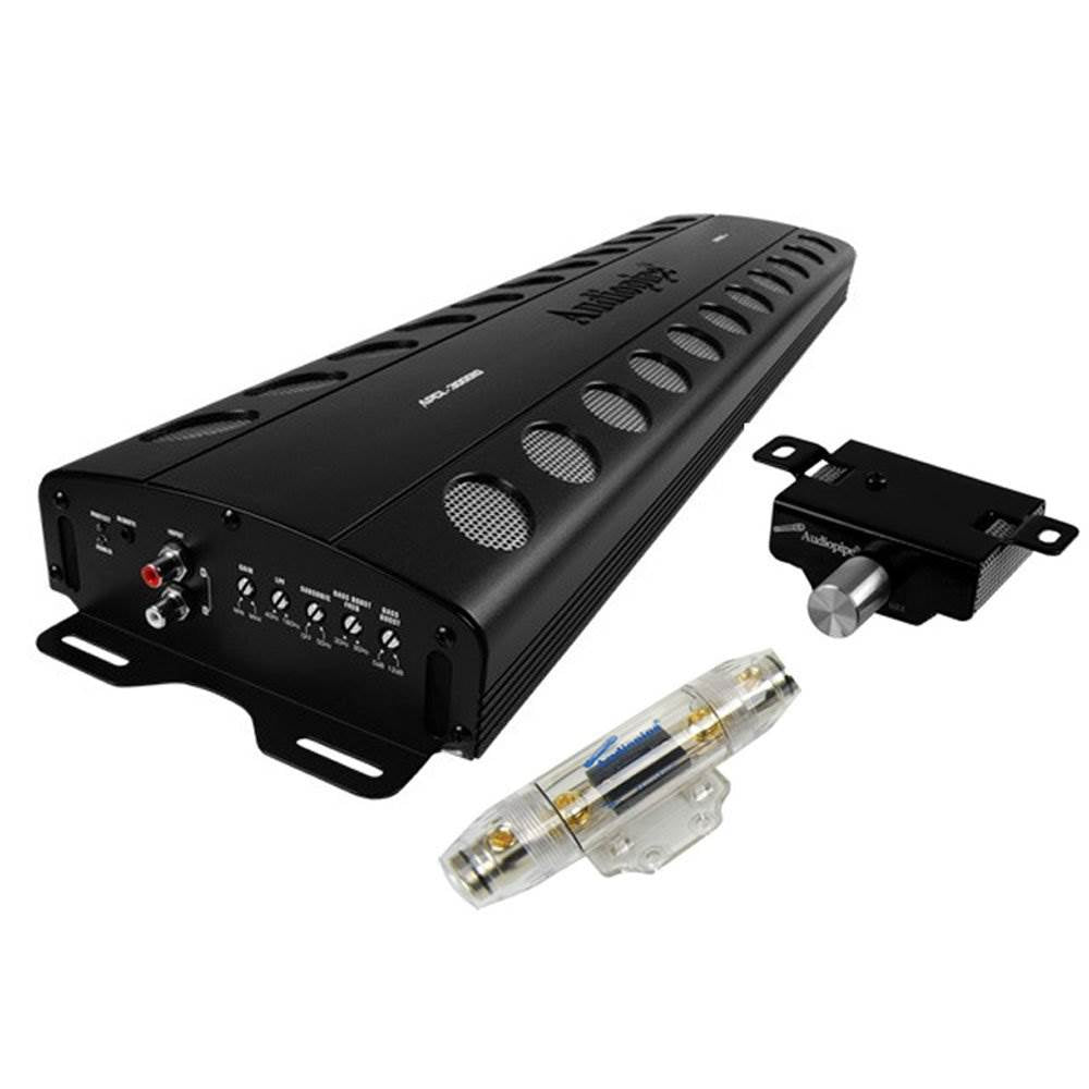 Audiopipe 3000 Watt RMS Mono Class D Car Audio Power Amplifier Amp (Open Box)