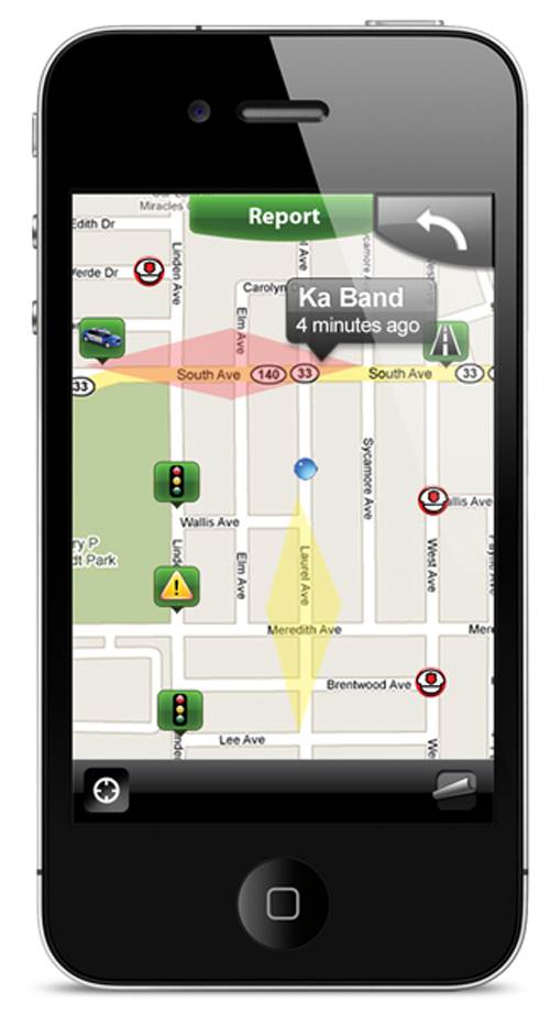 Cobra iRadar Police Bluetooth Laser Radar Detector for Android iPhone (Open Box)