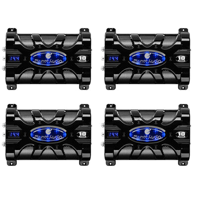 Planet Audio 10 FARAD Car Audio Power Capacitor Cap Digital LED Display (4 Pack) - VMInnovations