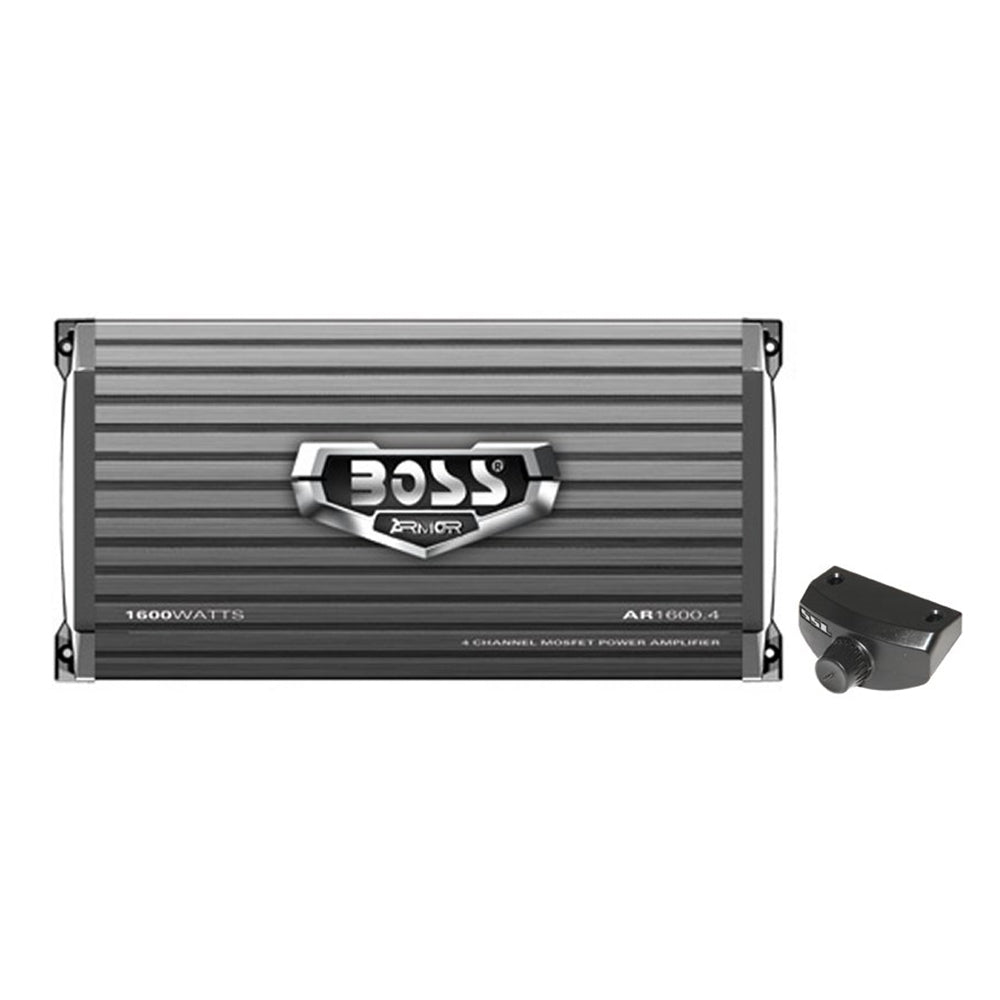 Boss Audio 1600 Watt 4 Channel Car Amplifier Power Audio with Remote (4 Pack)