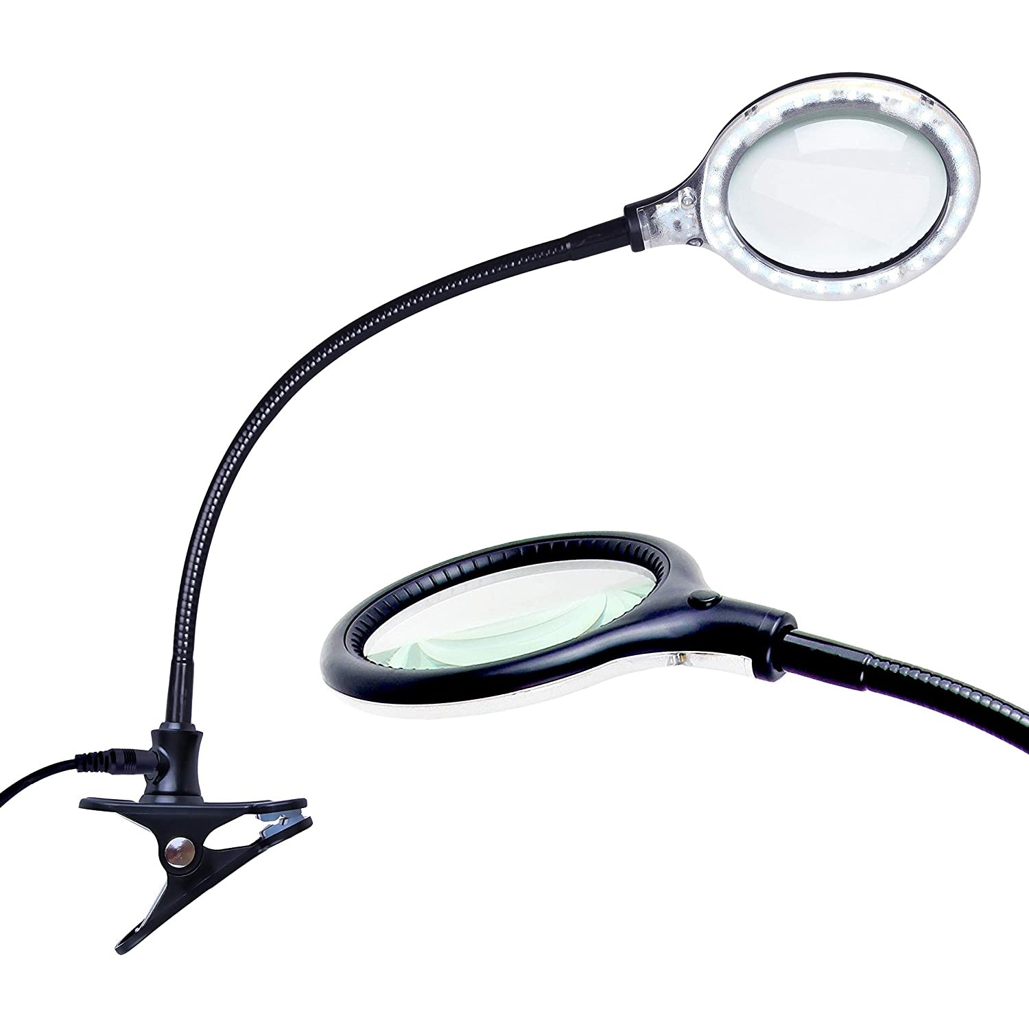 Brightech LightView Flex Magnifying LED Desk Lamp with Flexible Stand (Open Box)
