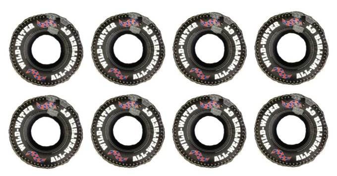 8) Swimline 902136" Inflatable Swimming Pool River Lake Floating Tire Tube Rings