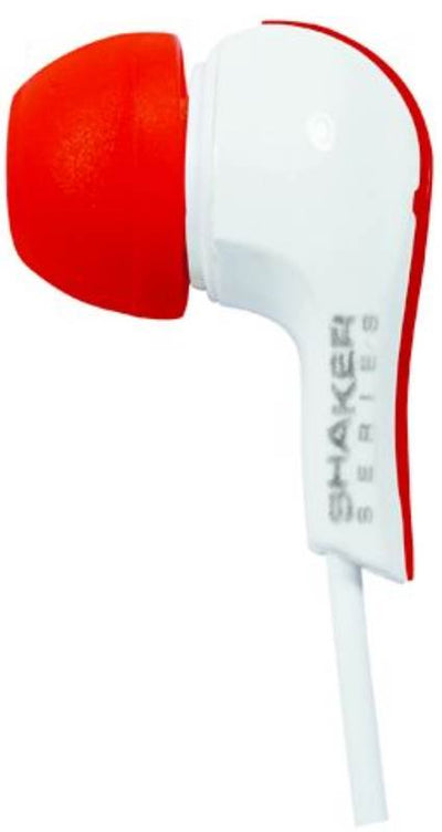 2 VM Audio SREB3 In Ear Earphones Earbuds MP3/iPod iPhone Headphones - White Red