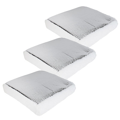 Camco 14" RV Vent Insulator Cover, Skylight Reflective Surface, White, 3 Pack - VMInnovations
