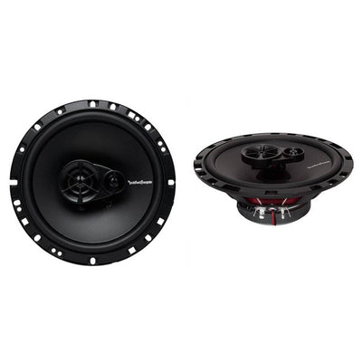 Rockford Fosgate 6.5" 90W 3 Way Car Audio Coaxial Speakers (Pair) (Refurbished)