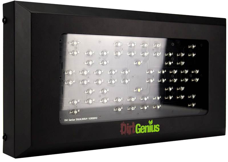 Dirt Genius 180W UV LED Panel Grow Light System Flowering Hydroponic - Open Box