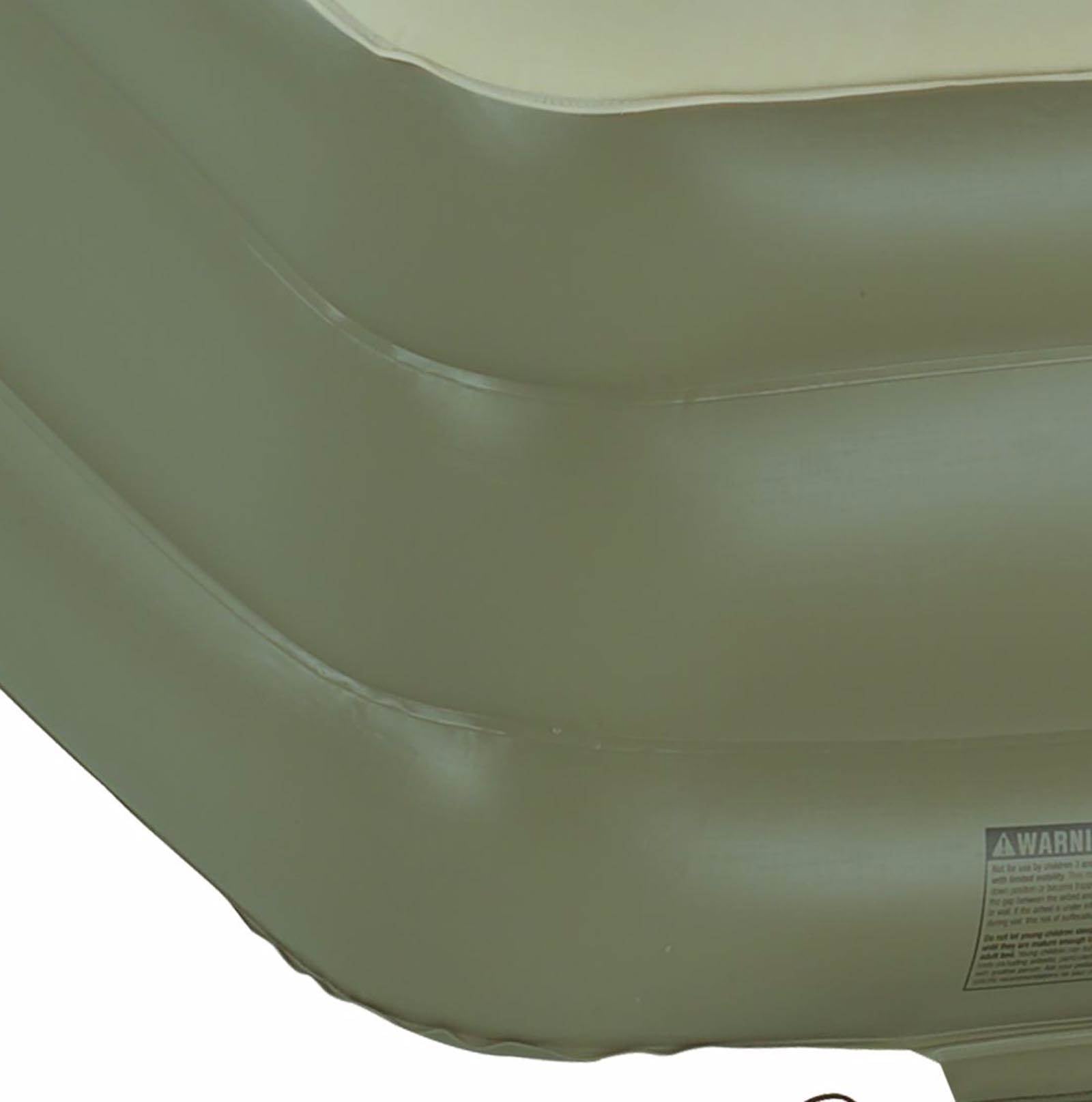 Quickbed Double High PVC Twin Airbed Air Mattress w/ Double Lock Valve(Open Box) - VMInnovations