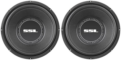 SoundStorm SSL SS12 12" 1600W Car Subwoofers Power Subs Audio Woofers Stereo, 2 Pack