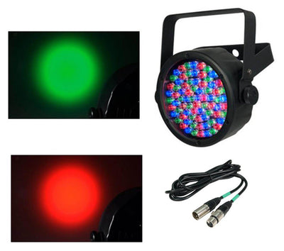 NEW CHAUVET SlimPar 38 LED DMX Slim Style Par Can DJ Stage Light + 25' DMX Cable