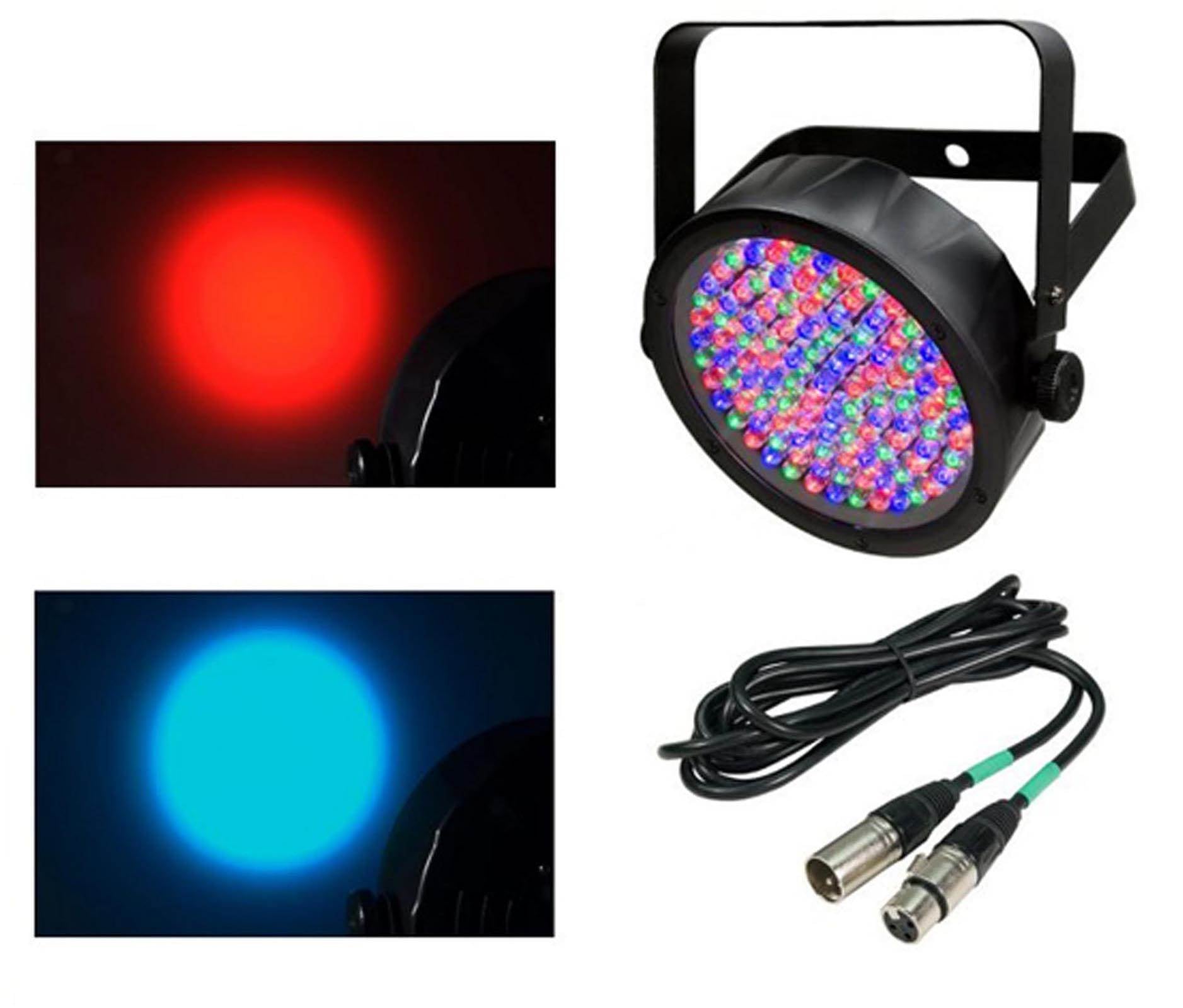 NEW CHAUVET SlimPar 56 LED DMX Slim Style Par Can DJ Stage Light + 25' DMX Cable