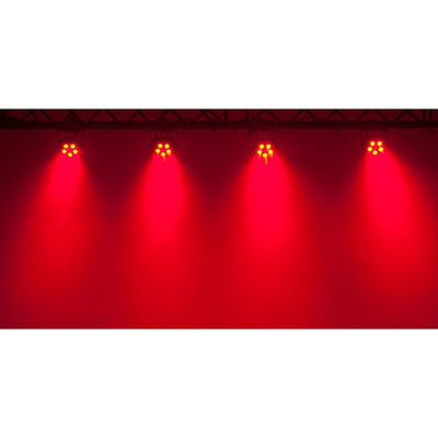 ADJ Mega Hex LED Can Light (4 Pack) & DJ Controller & DMX 10 Ft Cable (4 Pack) - VMInnovations