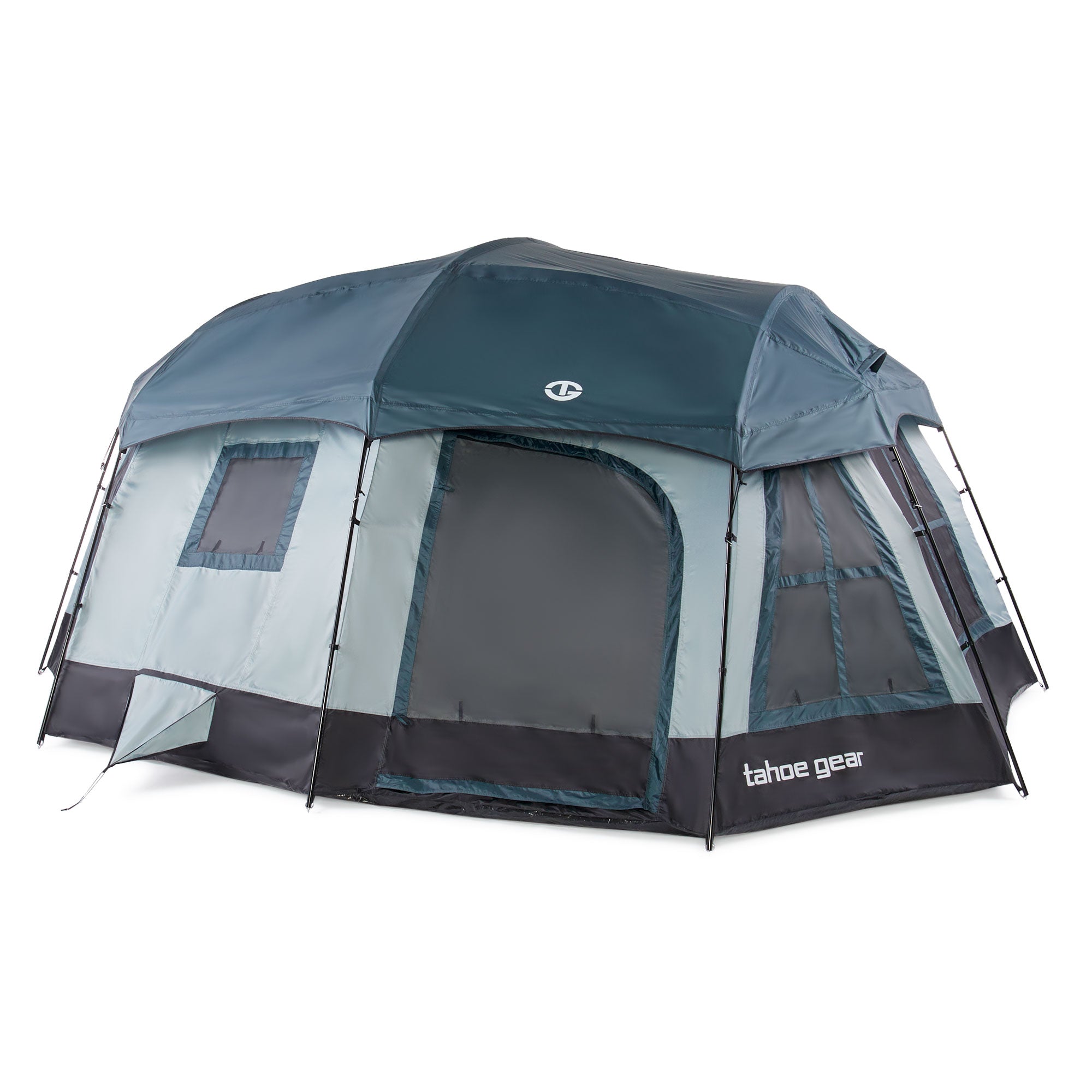 Tahoe Gear Ozark 3-Season 16 Person Large Family Cabin Tent (Open Box)