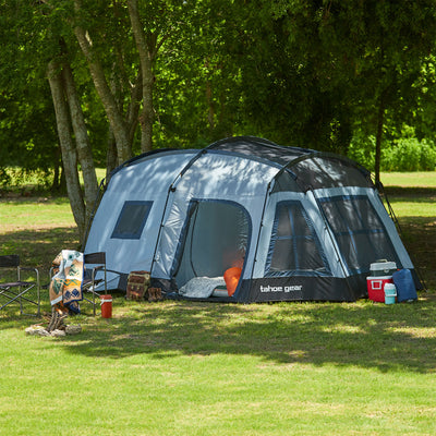 Tahoe Gear Ozark 3-Season 16 Person Large Family Cabin Tent (Open Box)